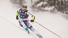 Jan Zabystan bhem super-G v americkém Beaver Creeku