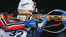 Nor Vetle Sjaastad Christiansen b�hem sprintu v Östersundu