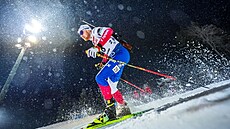 Vítzslav Hornig bhem sprintu v Östersundu