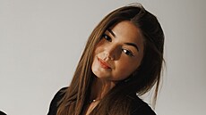 Aneta Kubátová, moderátorka basketbalového D��ína.