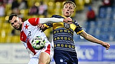 Teplice proti Slavii nastoupily ve váno�ních drsech.