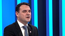 Petr Macinka (Motoristé) v po�adu Partie Terezie Tománkové na CNN Prima News