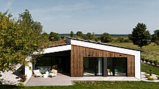 V teplých dnech slou�í terasa jako dal�í obývací pokoj.