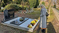 Pohled na pietní místo pro dárce t�l na olomouckém úst�edním h�bitov� ve �tvrti...