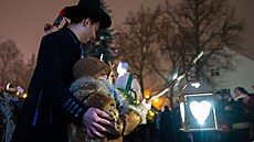 Rozsvícení váno�ního stromu na nám�stí Míru ve Zlín�. (30. listopad 2025)