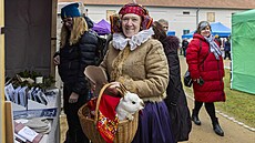 Muzeum v pírod v Rymicích na Kromísku hostilo vánoní jarmark. Lidé si...