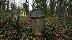 Bohnický ústavní h�bitov p�ed revitalizací (9. prosince 2025).