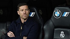 Trenér Realu Madrid Xabi Alonso b�hem utkání se Celtou Vigo.