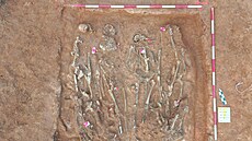 Hromadný vojenský hrob z 18. století