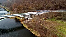 Zrekonstruovaný most v Liblín� na Rokycansku p�es �eku Berounku za�ne brzy...