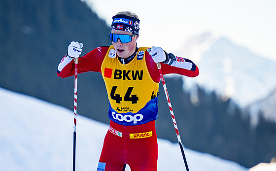 Einar Hedegart si b�í pro triumf na 10 kilometr� volnou technikou na SP v...