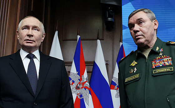 Vladimir Putin a Valerij Gerasimov (17. prosince 2025)