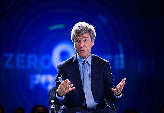 Americký profesor a ekonom Jeffrey Sachs na akci v Istanbulu (19. prosinec 2025)