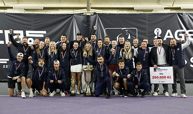 Tenisová Sparta slaví 12. extraligový titul, ve finále si poradila s Přerovem