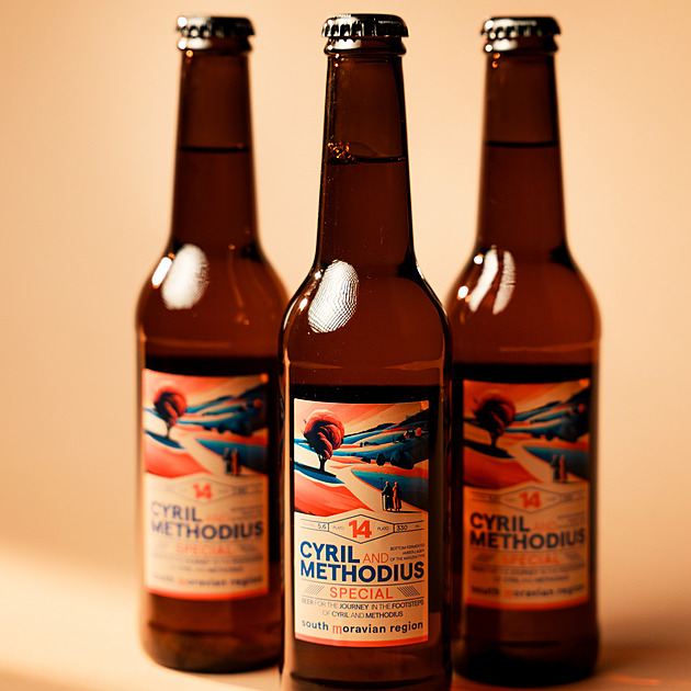Kláterní pivovar Porta Coeli z Tinova na Brnnsku uvail edici Cyril &...