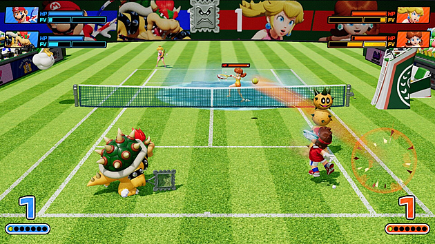 Mario Tennis Fever se bude líbit, hraje se skvěle