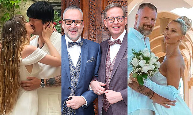 SVATBY ROKU: Ženil se syn Okamury, miliardář Bezos i klíčník z Pevnosti Boyard