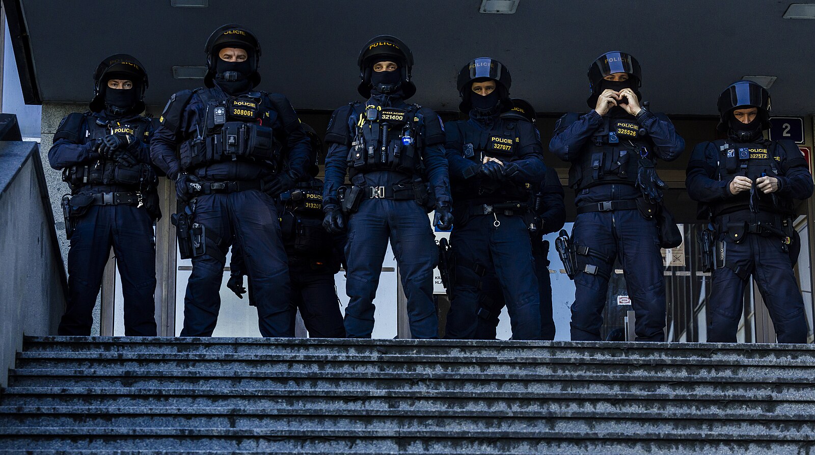 Policejní manévry v Olomouci. Na večerní fotbal přijedou polští chuligáni