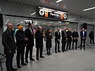 Zprovozn�n� zmodernizovan� stanice metra C Pankr�c. (19. prosince 2025)