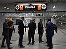 Zprovozn�n� zmodernizovan� stanice metra C Pankr�c. (19. prosince 2025)