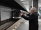 Zprovozn�n� zmodernizovan� stanice metra C Pankr�c. (19. prosince 2025)