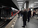 Zprovozn�n� zmodernizovan� stanice metra C Pankr�c. (19. prosince 2025)