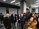 Zprovozn�n� zmodernizovan� stanice metra C Pankr�c. (19. prosince 2025)