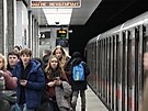Zprovozn�n� zmodernizovan� stanice metra C Pankr�c. (19. prosince 2025)