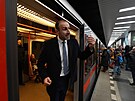 Zprovozn�n� zmodernizovan� stanice metra C Pankr�c. (19. prosince 2025)