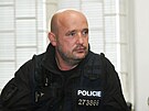 Policista Michal Hazdra z obvodn�ho odd�len� v �esk� Kamenici na D���nsku