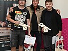 Zleva: Martin Mann � vít�z sout�e Mistrovství �eské republiky oboru Truhlá�,...