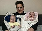 Po porodu dvoj�at ude�ila rakovina v pln� s�le. P��i o 6 d�t� zvl�d� u� jen...