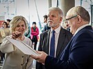 Prezident Petr Pavel s man�elkou Evou Pavlovou nav�t�vili Libereck� kraj,...