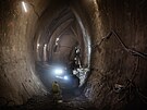 Ra�ba tunelu metra D stanice Pankr�c (11. prosince 2025)