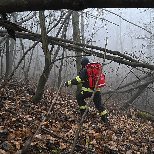 Policist� a hasi�i p�traj� po dvan�ctilet�m chlapci z Halenkovic na Zl�nsku. (12. prosinec 2025)