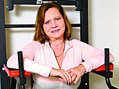 Vla�ka si doma za�ídila malou posilovnu.