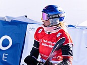 Eva Adamczyková pi závodech v Cervinii.