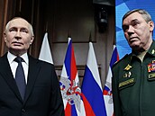Vladimir Putin a Valerij Gerasimov (17. prosince 2025)