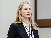 Nová mluv�í vlády Andreje Babi�e je Karla Mrá�ková. (15. prosince 2025)