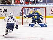 Hokejisté Zlína prohráli z�stali po sobotní porá�ce 0:1 od Kolína na dn� Maxa...