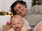 Patricie Knéslová d�lá mamince radost.