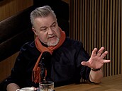 Moderátor Milo Pokorný v poadu Rozstel