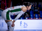 Elika Hamzová v zápase proti Lublinu.