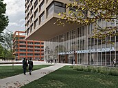 Vizualizace nové porodnice ve Fakultní nemocnici Brno.