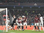 Momentka ze zápasu Sparta Praha � Slovan Liberec.