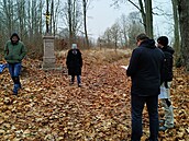 Do parku u zámku Kyn�vart se po letech vrátil k�í� z poloviny 19. století.