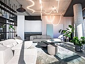 Surový beton a designové kousky, to je mix, který zaplnil �ty�pokojový byt nad...