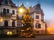 Areál Zoo Zlín rozzá�ila originální sv�telná výzdoba, rozsvítil se váno�ní...