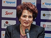 Bývalá koula�ka Helena Fibingerová vystoupila 15. prosince 2025 v Praze na...