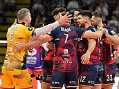 Lvi Praha se radují v zápase Ligy mistr�.